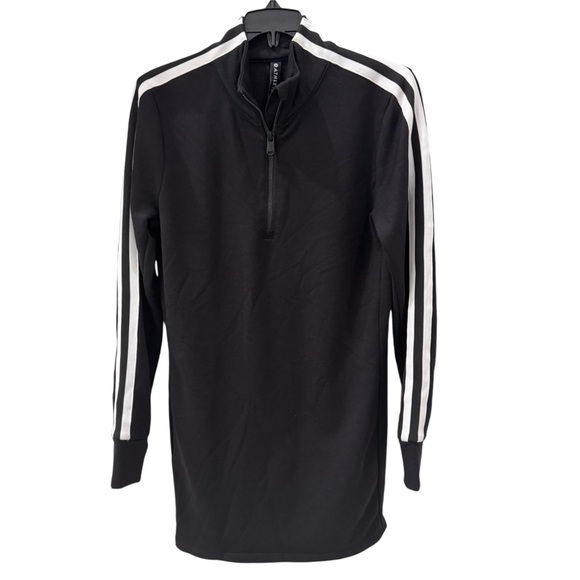 Athleta Black Track Dress Medium - Picture 3 of 6